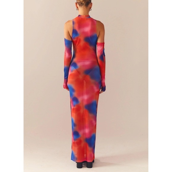 Peppermayo Dresses & Skirts - PepperMayo Hell Bound Maxi Dress Thermostatic Mock Neck SleevelesS NWT size 2